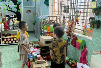 Trường mầm non Phổ Thạnh với niềm vui ngày tựu trường.