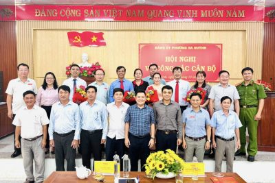 ĐẢNG ỦY PHƯỜNG SA HUỲNH TỔ CHỨC HỘI NGHỊ VỀ CÔNG TÁC CÁN BỘ